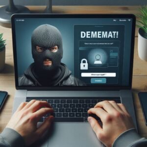 Mockup of a suspicious captive portal asking for personal data