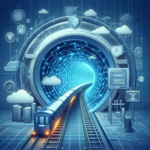 VPN आपका डेटा एन्क्रिप्ट करके एक सुरक्षित सुरंग से गुजारता है