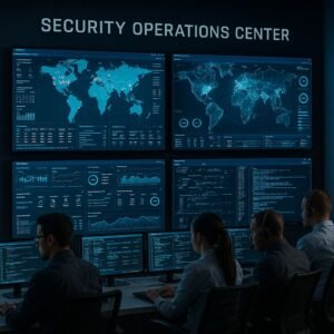 Blue Team monitors and defends against threats in real time