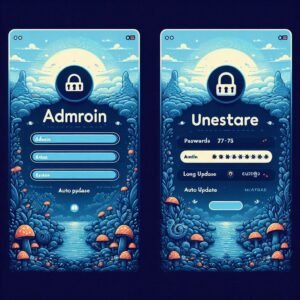 Split view of router settings before and after security changes.