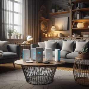 Mesh WiFi 6 सिस्टम घर के हर कोने में मजबूत कनेक्शन देता है।