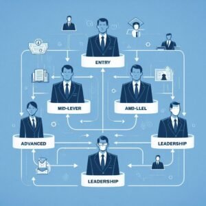 Career progression in the field of network security.