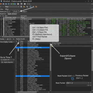 Shortcuts make packet analysis faster and more intuitive.