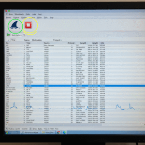 Start and stop packet capture with a single click.