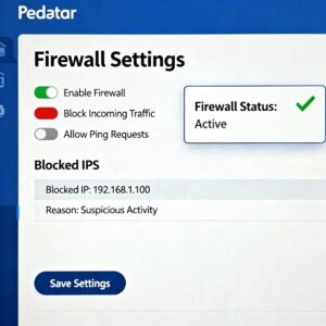 Firewall settings can often be found in your wireless router’s admin dashboard.