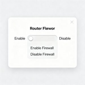 One click can enable powerful built-in protection for your home network.