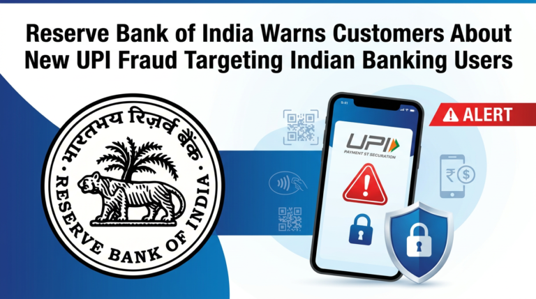 Reserve Bank of India Warns Customers About New UPI Fraud Targeting Indian Banking Users