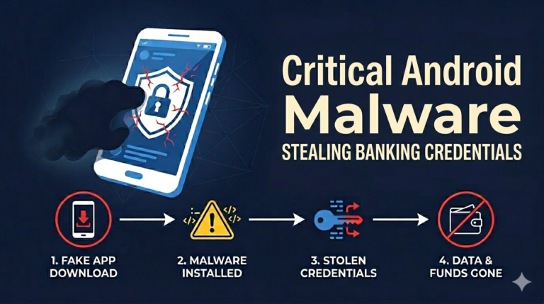 Critical Android Malware Stealing Banking Credentials